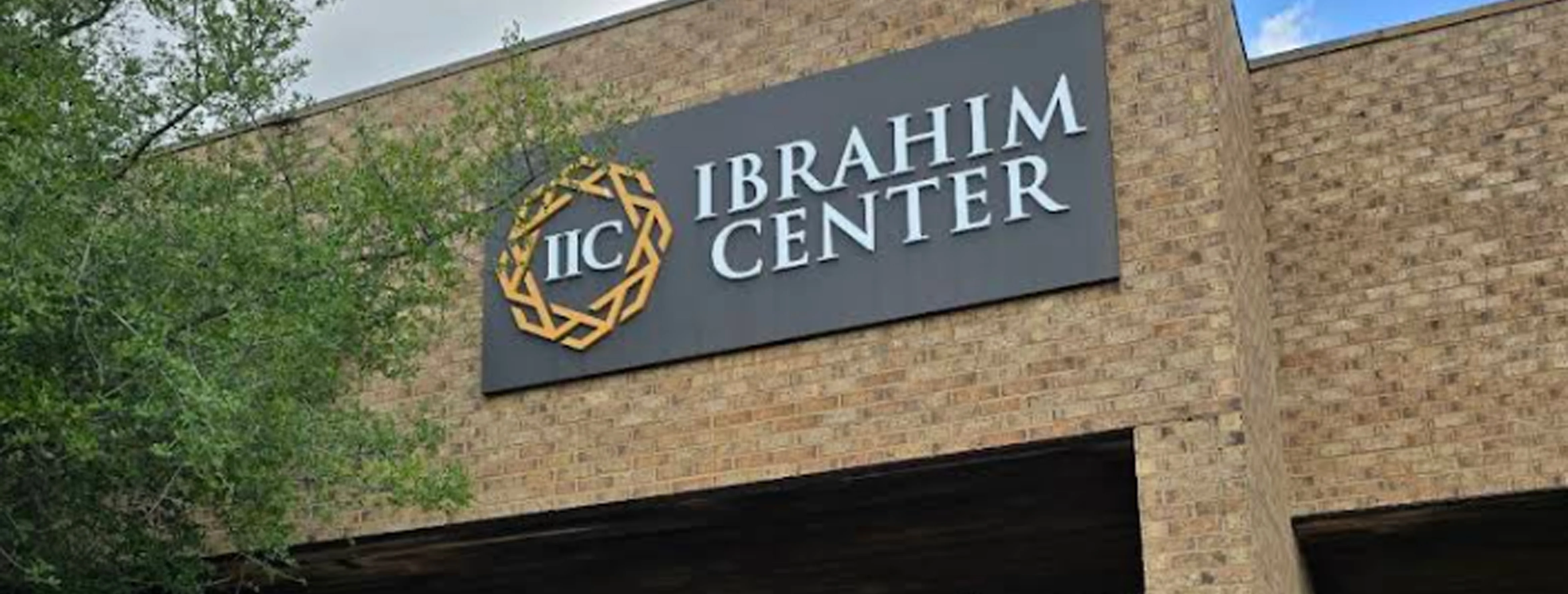Exterior view of Ibrahim Islamic Center Houston building